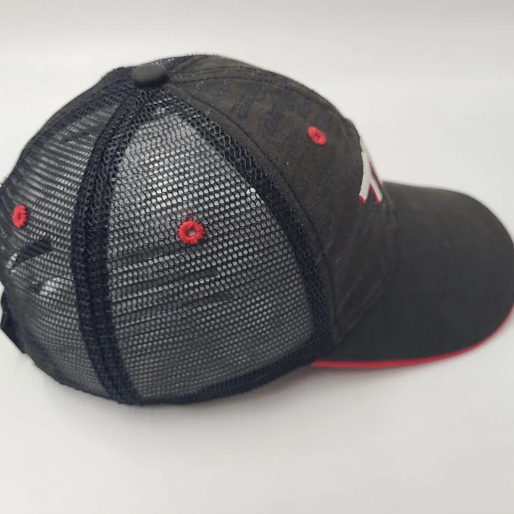 Toyota TRD Hat Adjustable Trucker Mesh‎ Black Red Toyota Racing Development Men